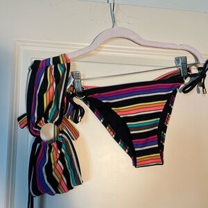 Vitamin A bikini tie back and top size 8